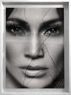 JLO Jennifer Lopez and Origianals: Bella Hadid, Diptych. From the Glass Series