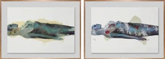 Série 1 et 2, portraits de nus intervenus par les artistes.