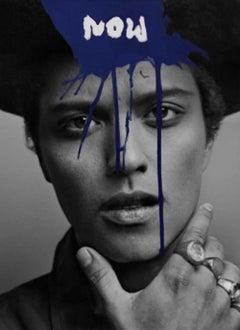 Now - Bruno Mars portrait. From the Blue series