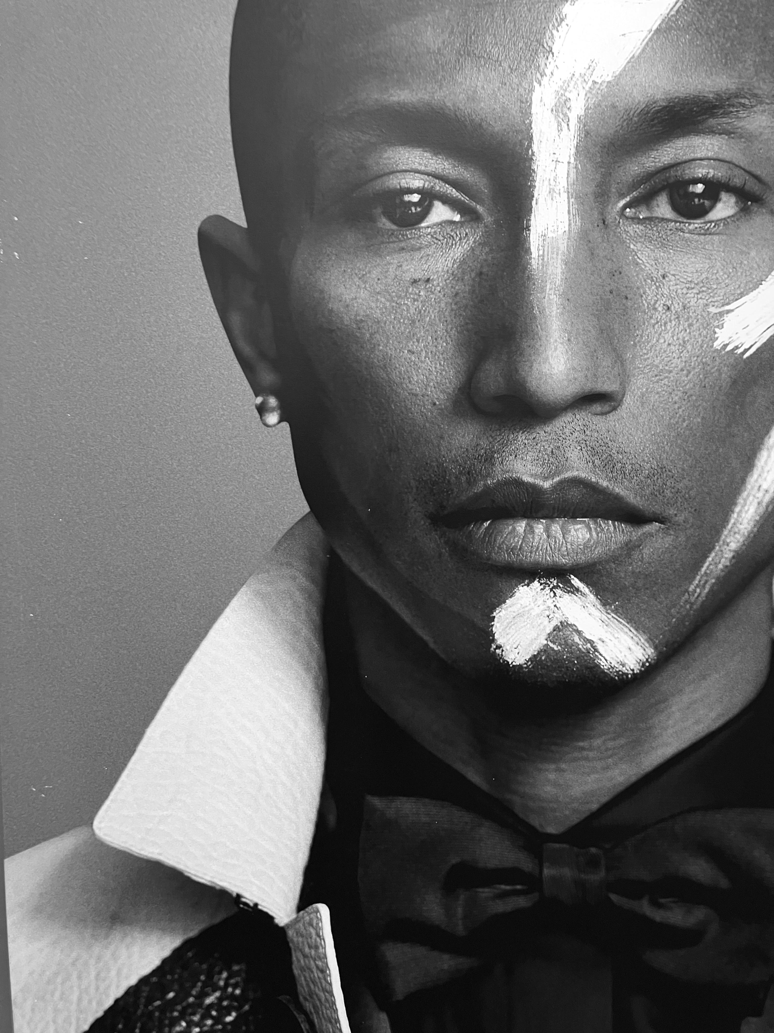 Pharrell Williams, Photography on canvas. Mounted on a stretcher For Sale 2