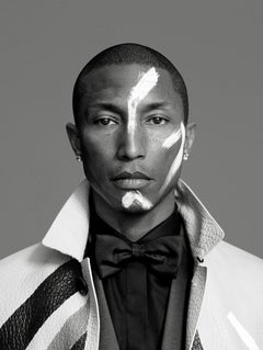 Pharrell Williams, Photography on canvas. Mounted on a stretcher
