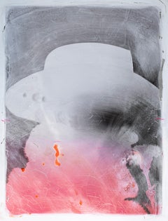 Spur, Noiseless and Stuttgen Triptych. Mixed media on a B&W photograph