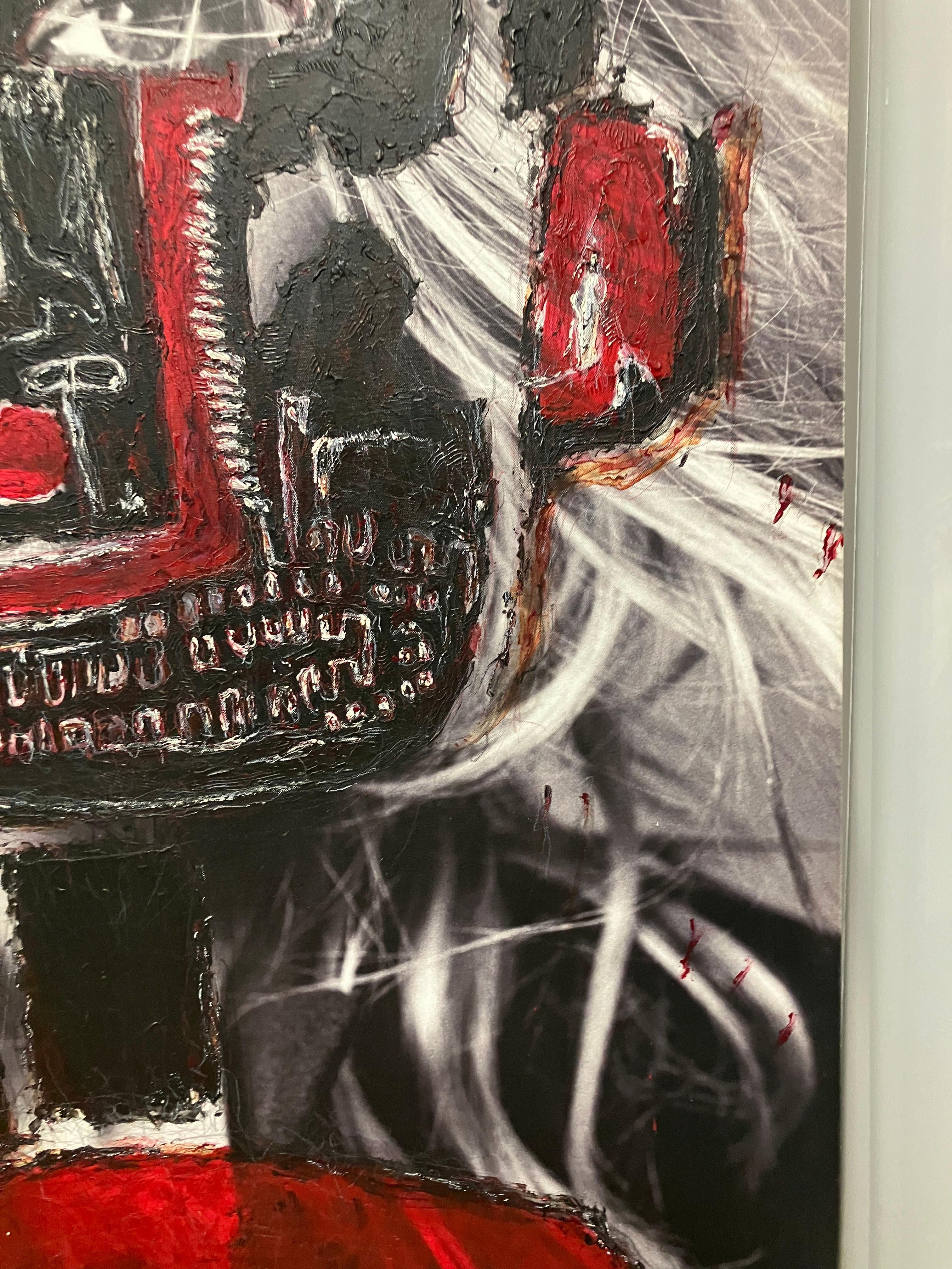 Toni Garrn, Photographie sur toile Intervention des artistes en vente 3