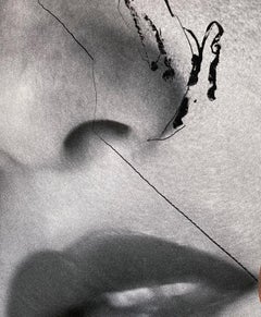 B, Portrait Intervened by the artists..From the series Opposed Tendencies.