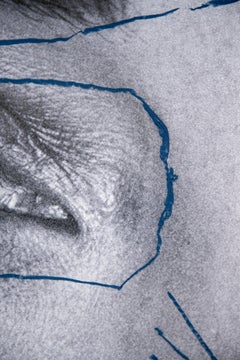 K, From the series Opposed Tendencies. Mixed media fashion portrait