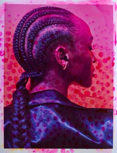 Lous and Kakoma Diptych. Photograph intervened by the artists.