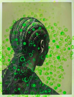 LV and LVII Diptych, From the series Lous and The Yakuza. Mixed media photograph