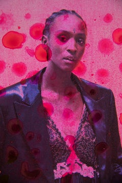 Y, From the series Lous and The Yakuza. Mixed media fashion color photography