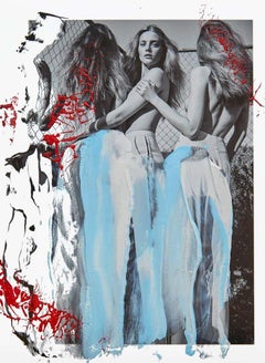 Nymphs Empty Spaces et Maiol Nymphs Photographies intervenues par les artistes.