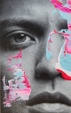 Kaaling, Bruno Mars-Porträt Eingriff der Künstler. Serie Nothin Stay Still