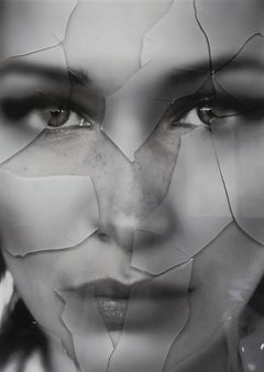 Origianals: Bella Hadid. Portrait Intervened by the artists.