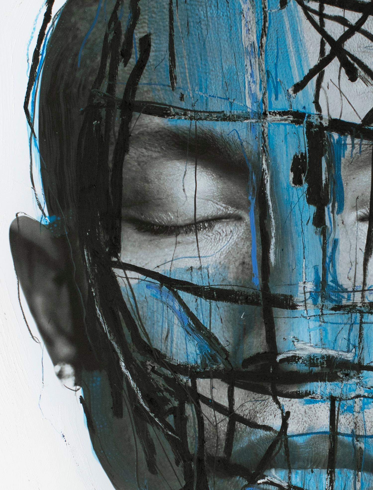 The Radiants, portrait de Pharrell Williams (encadré) 2020, par Hunter & Gatti
Acrylique et pastel à l'huile sur impression pigmentaire
Taille de l'image : 76 cm. H x 61 cm. W
Taille encadrée : 90,5 cm. H x 82,5 cm. L x 5 cm. D
Unique en son