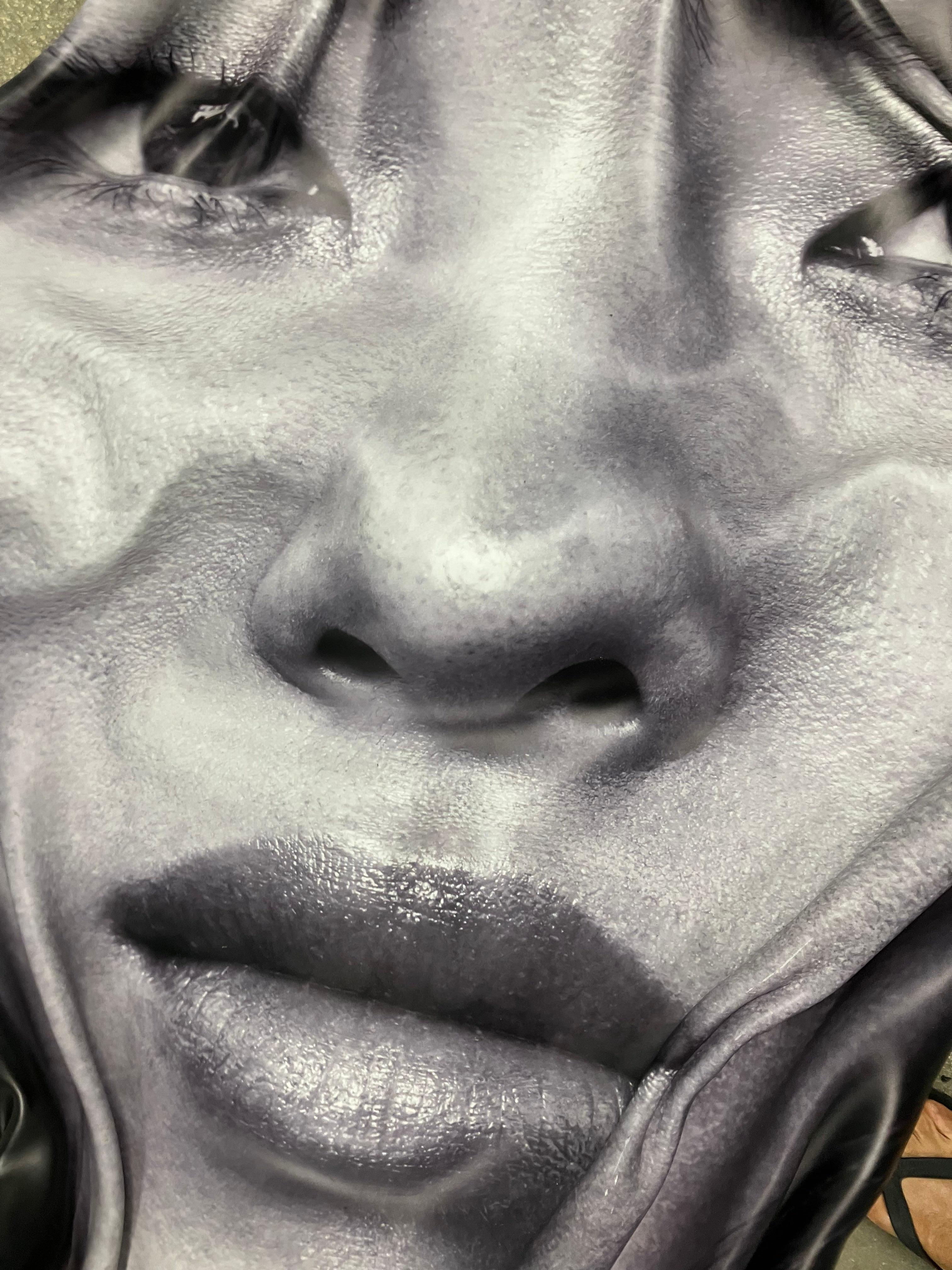 Diptyque : Kate Hudson et LIU Wen, Portrait, sculptures murales tridimensionnelles en vente 7