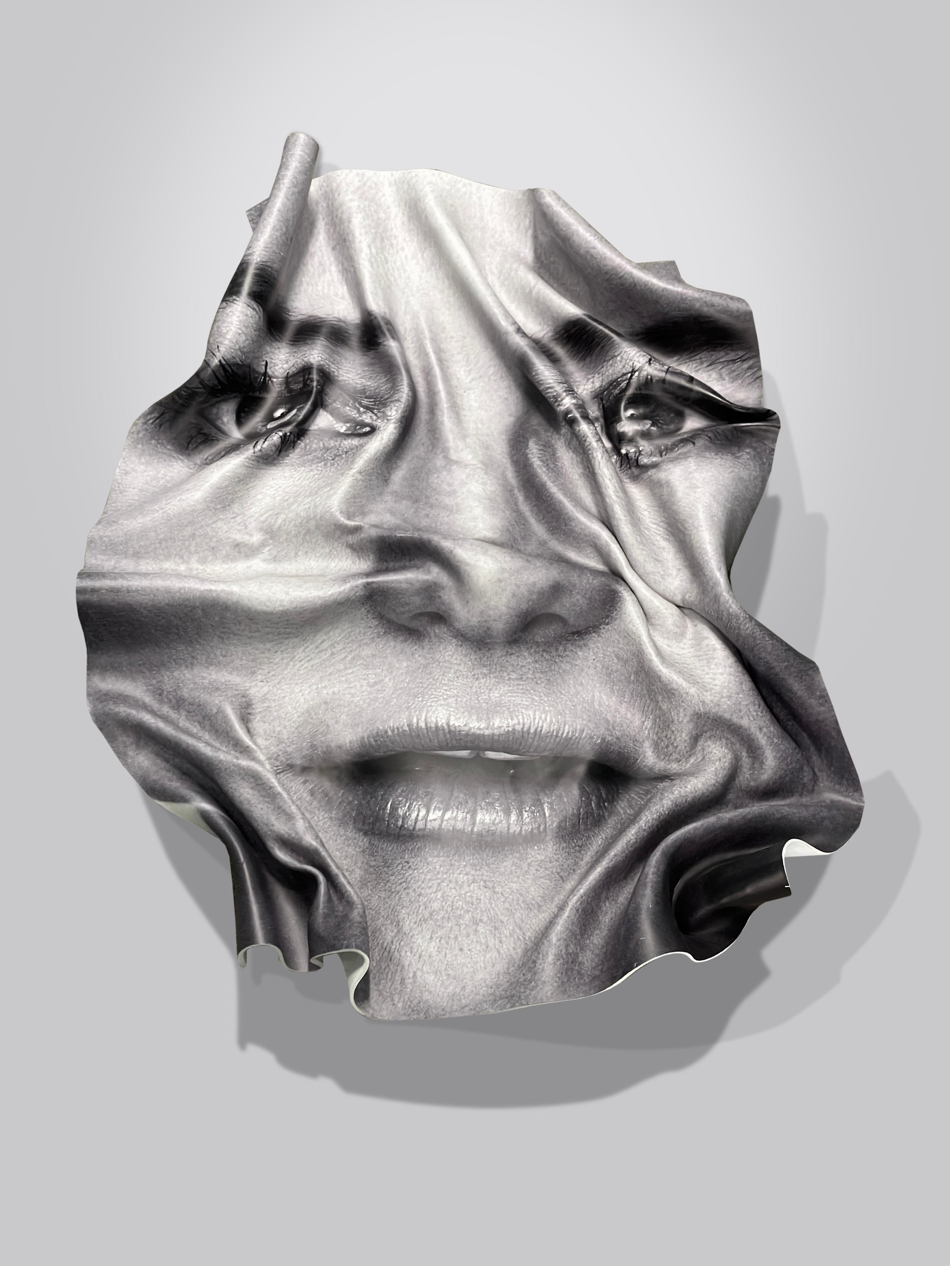 Diptyque : Kate Hudson et LIU Wen, Portrait, sculptures murales tridimensionnelles en vente 2