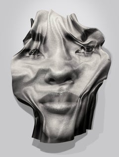 LIU Wen. Wall sculpture tridimensional portrait