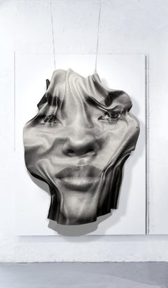 LIU Wen. Wandskulptur, dreidimensionales Porträt