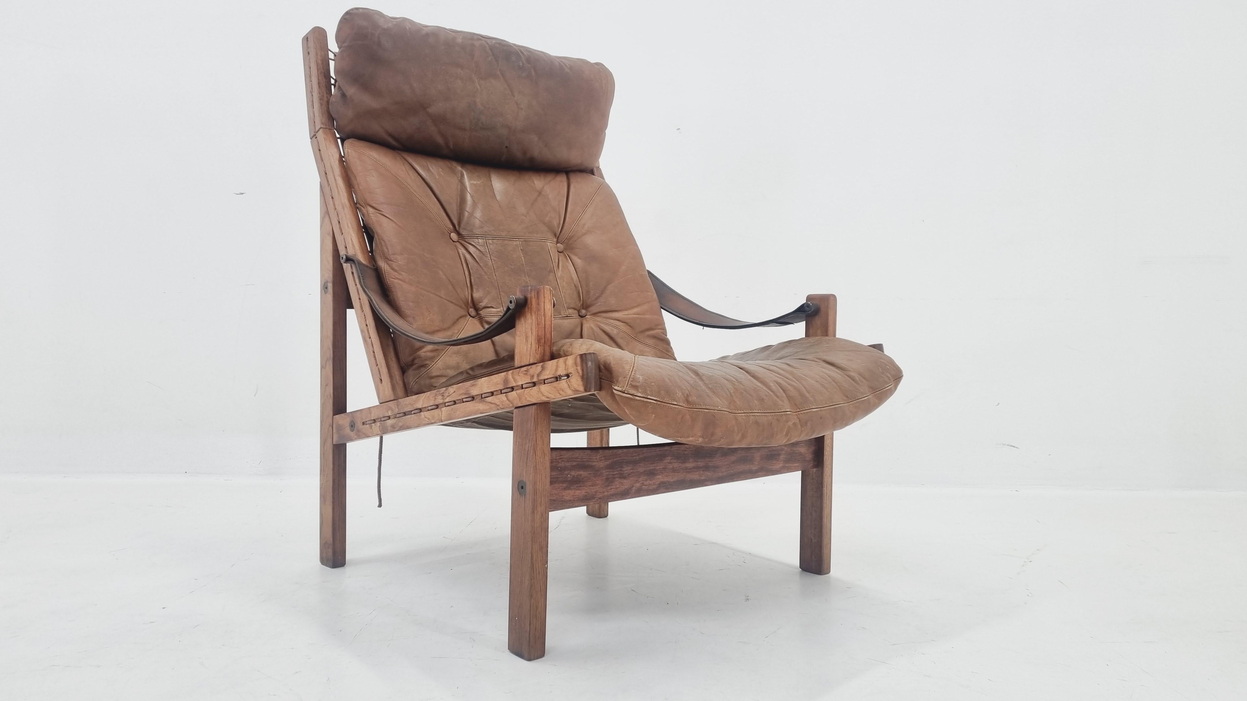 Hunter Chair by Torbjørn Afdal for Bruksbo Norway, 1960s For Sale 3