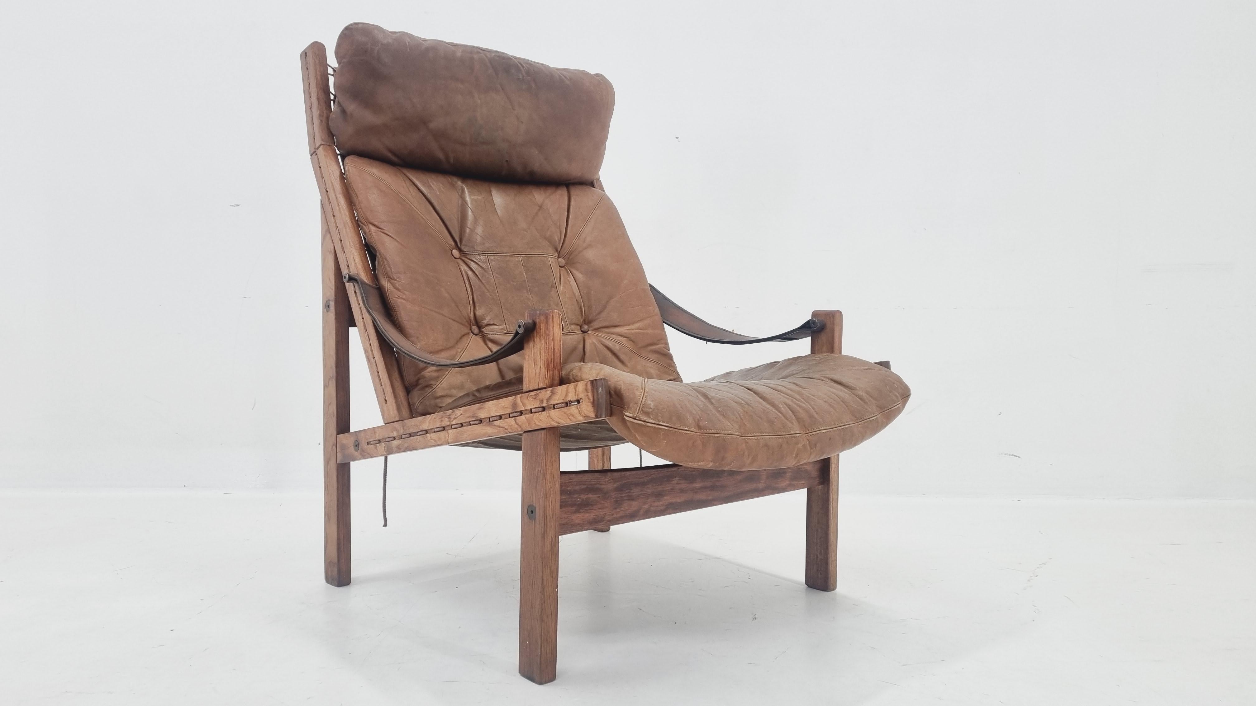 Hunter Chair by Torbjørn Afdal for Bruksbo Norway, 1960s For Sale 2