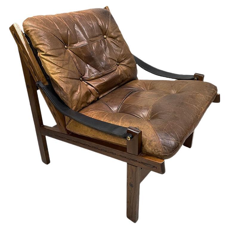 Hunter Chair by Torbjørn Afdal for Bruksbo Norway, 1960s For Sale