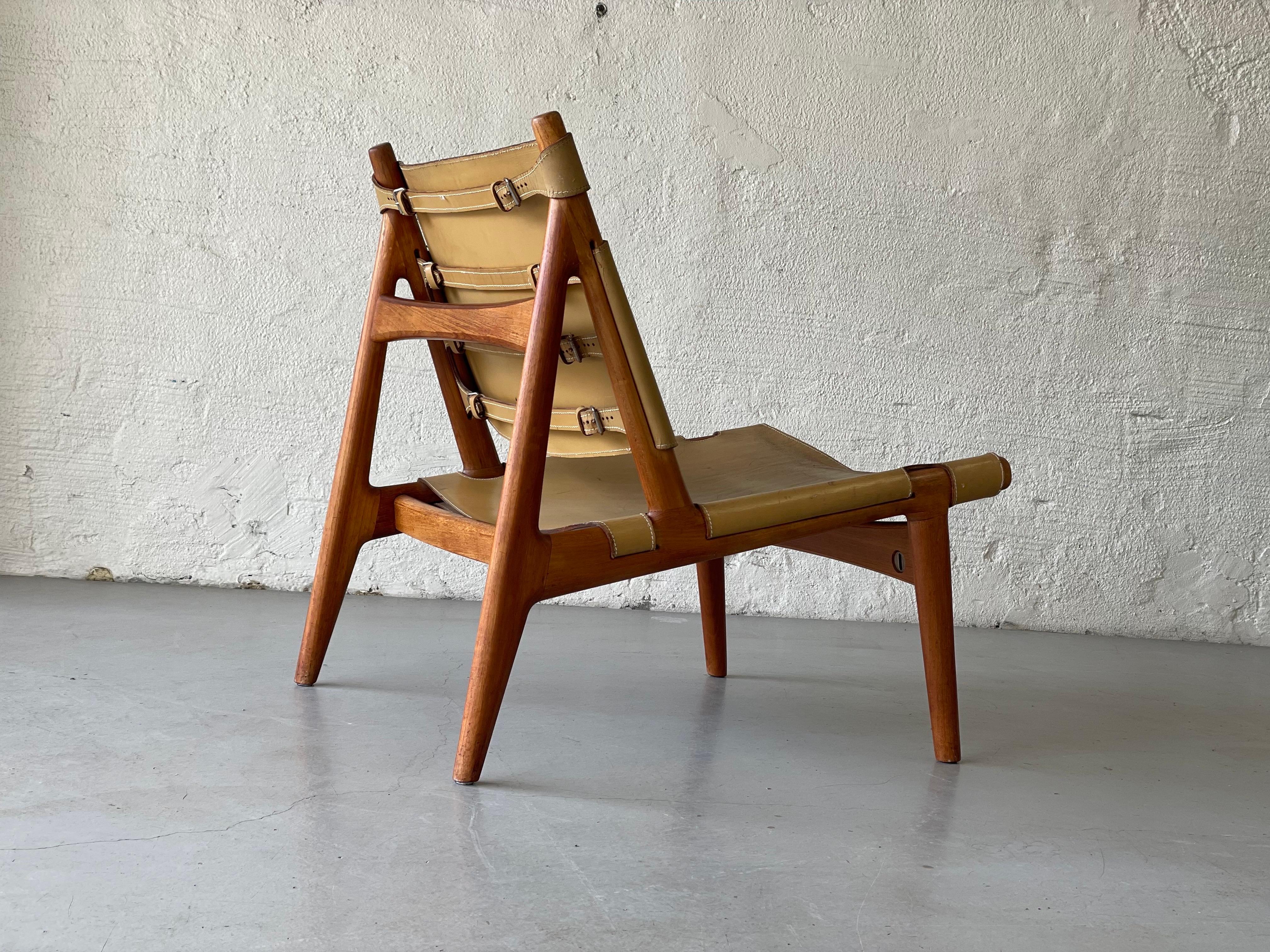 Seltener Mid- Century Moderne Stuhl von Torbjørn Afdal, Model Hunter, Norwegen 1960  (Moderne der Mitte des Jahrhunderts) im Angebot