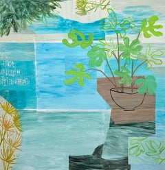 Fichi e finocchio, 56 "x54"  (acrilico su tela)