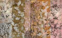 October Love (dittico 32 "x48") acrilico e tecnica mista su tela