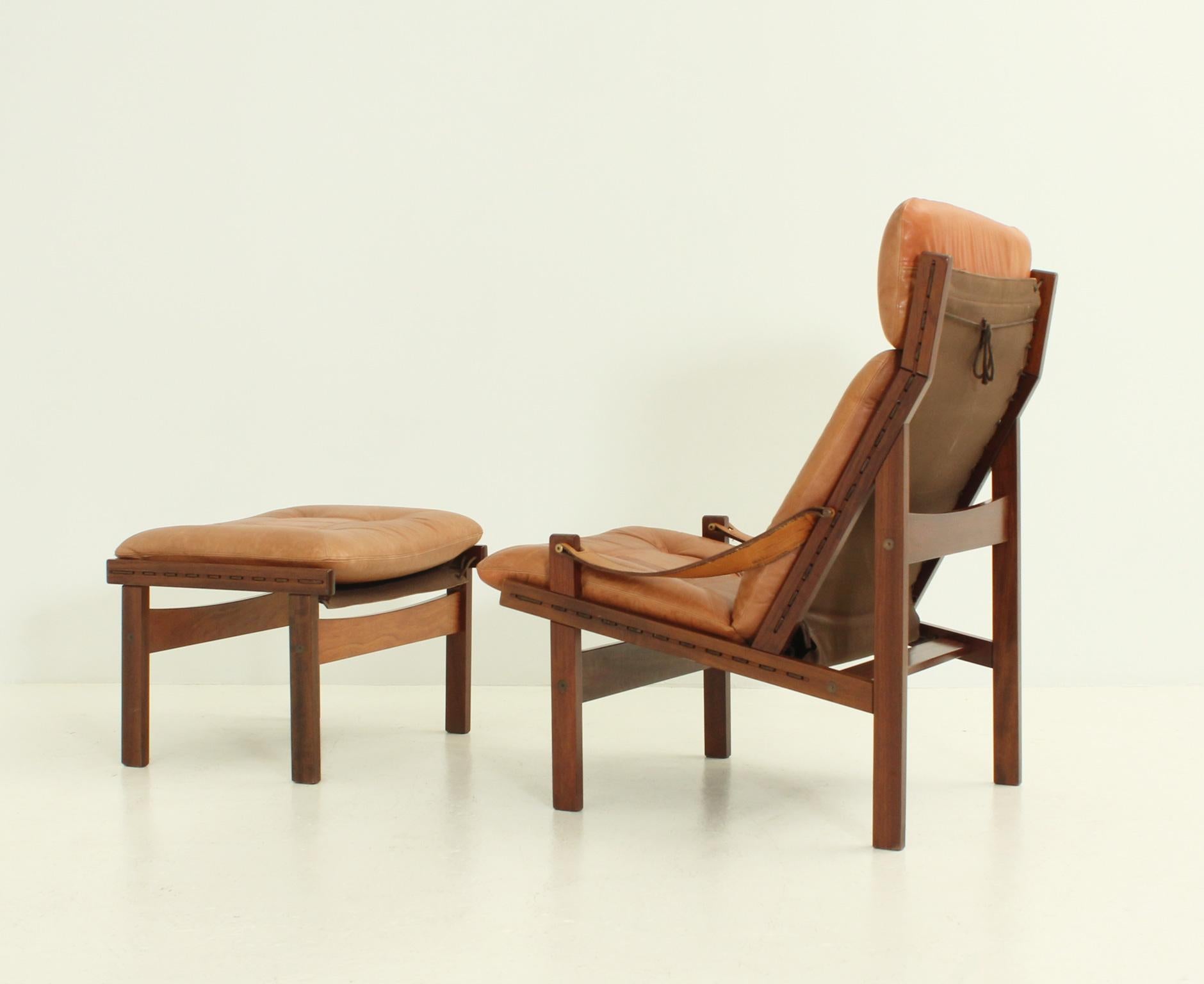 Hunter Lounge Chair and Ottoman by Torbjørn Afdal, Norway 2