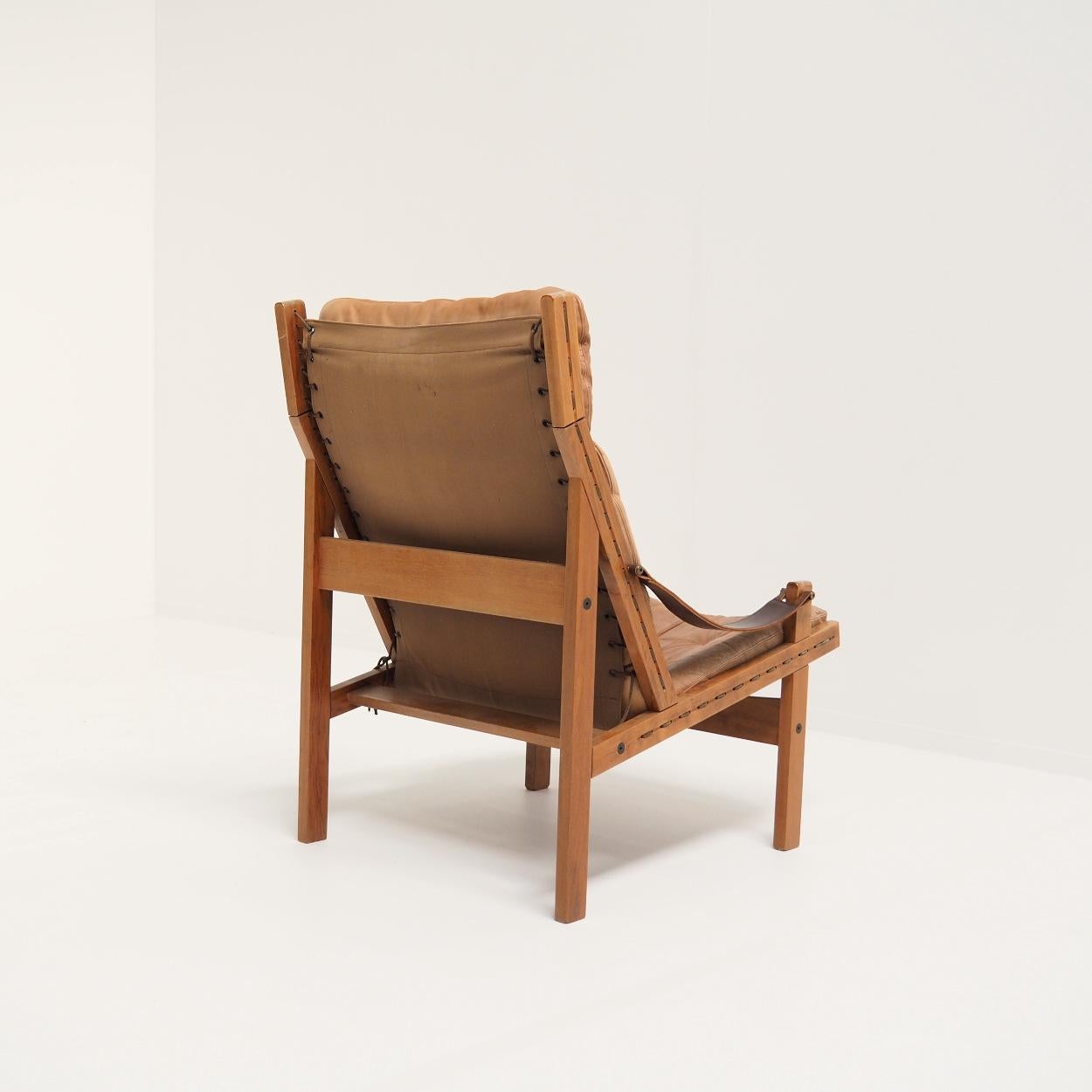 Scandinavian Modern 'Hunter Lounge Chair' by Torbjørn Afdal for Bruksbo, Norway 1962