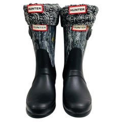 Hunter Original Short Marble Wellington Boots & Socks