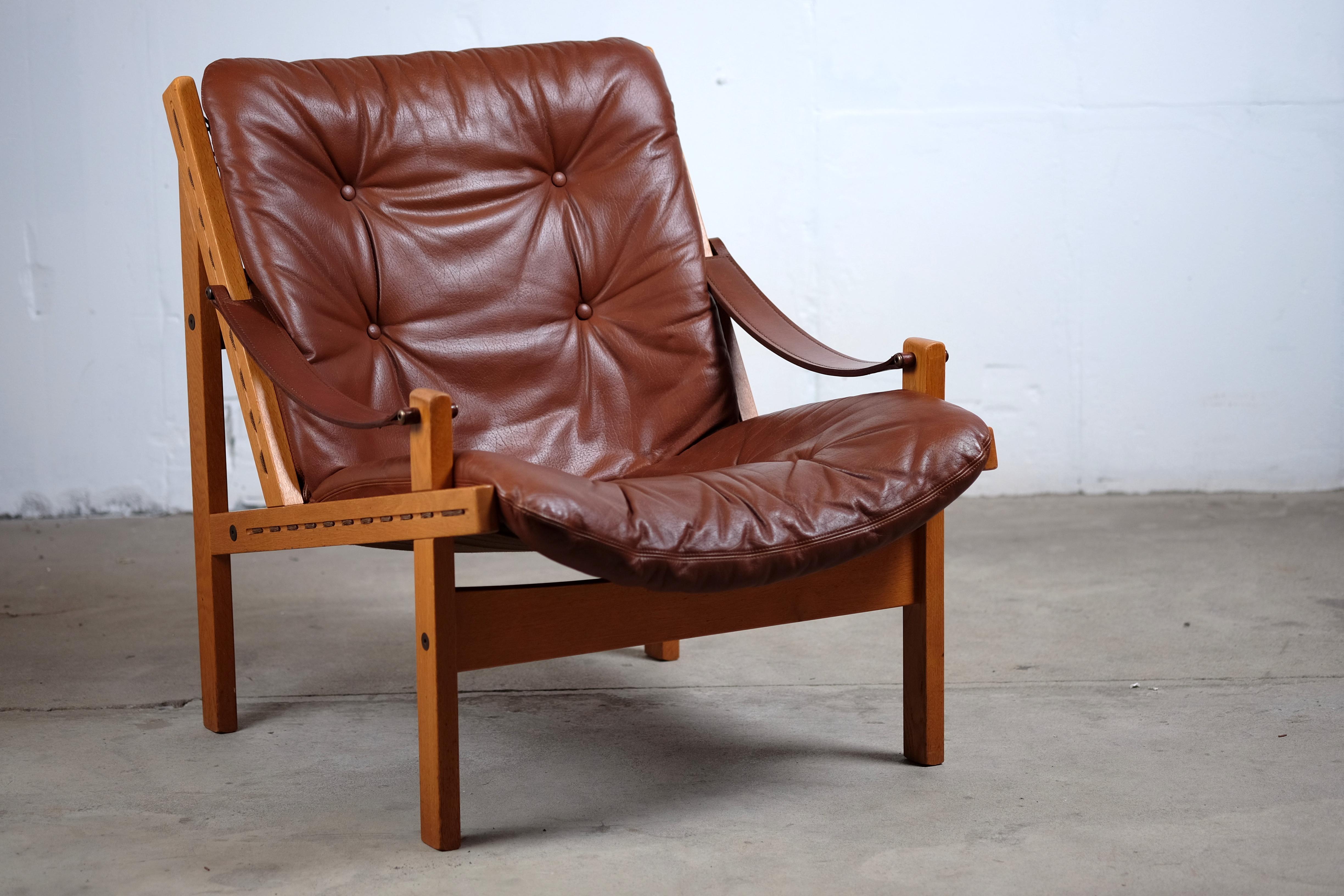 Hunter Safari Chairs by Torbjörn Afdal for Bruksbo Norwegen, 1960s For Sale 3