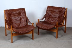 Hunter Safari Chairs by Torbjörn Afdal for Bruksbo Norwegen, 1960s