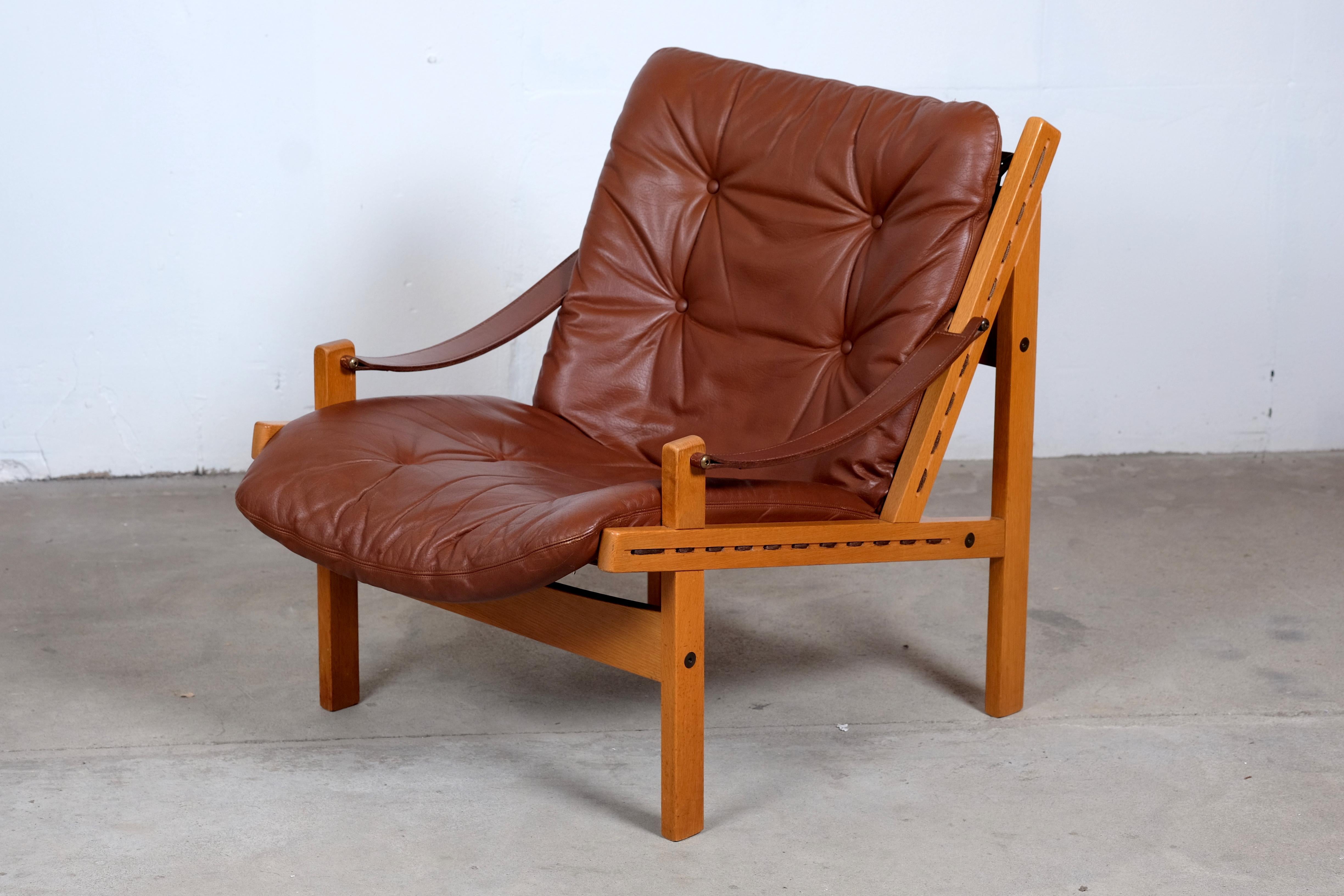 Mid-20th Century Hunter Safari Chairs by Torbjörn Afdal for Bruksbo Norwegen, 1960s For Sale