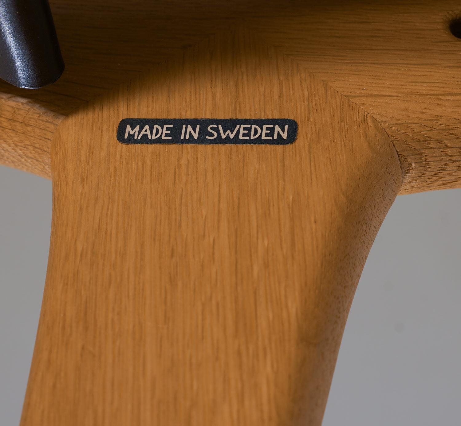 Chaise de chasse 204 par Uno & Östen Kristiansson pour Luxus, Suède en vente 3