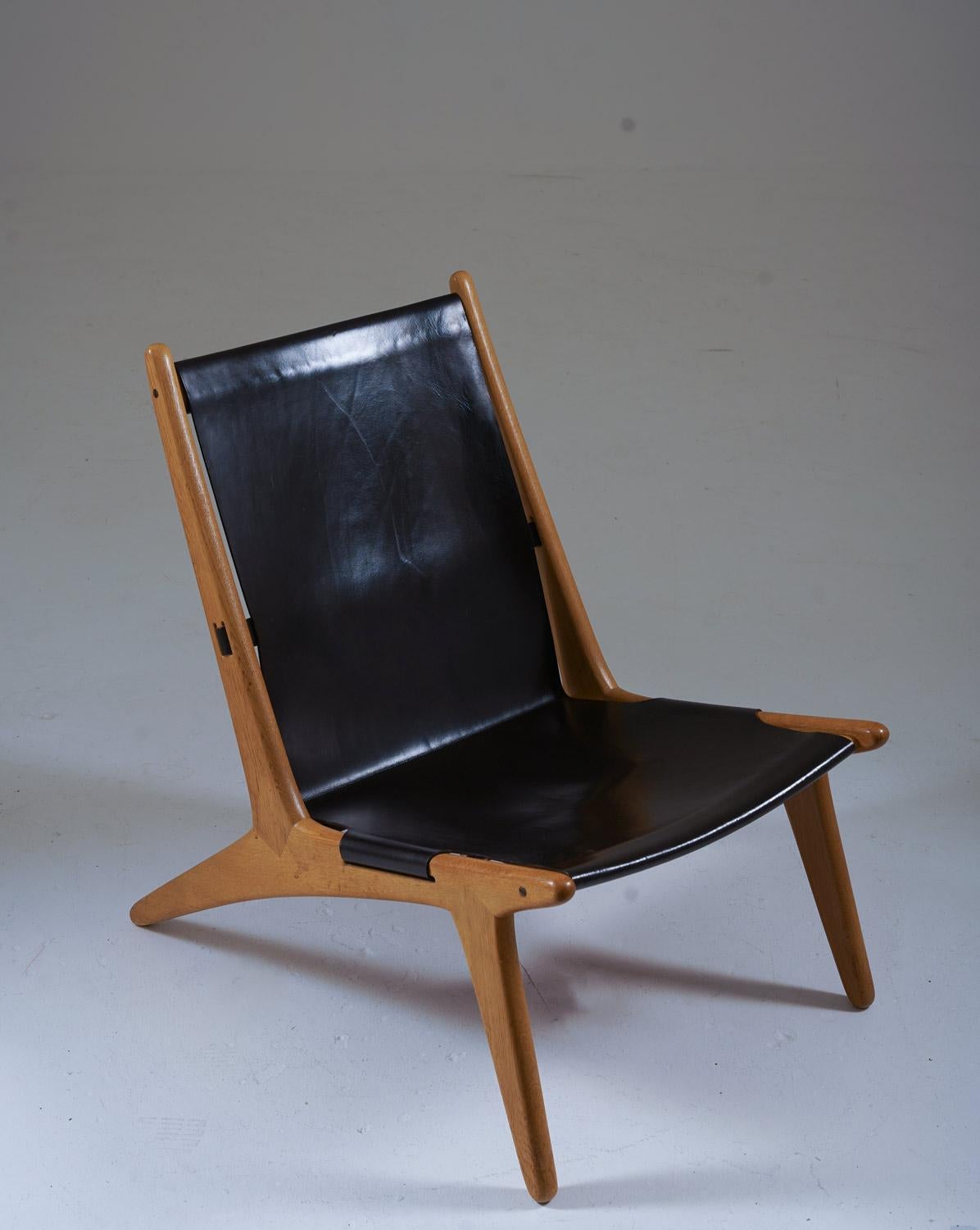 Mid-Century Modern Chaise de chasse 204 par Uno & Östen Kristiansson pour Luxus, Suède en vente