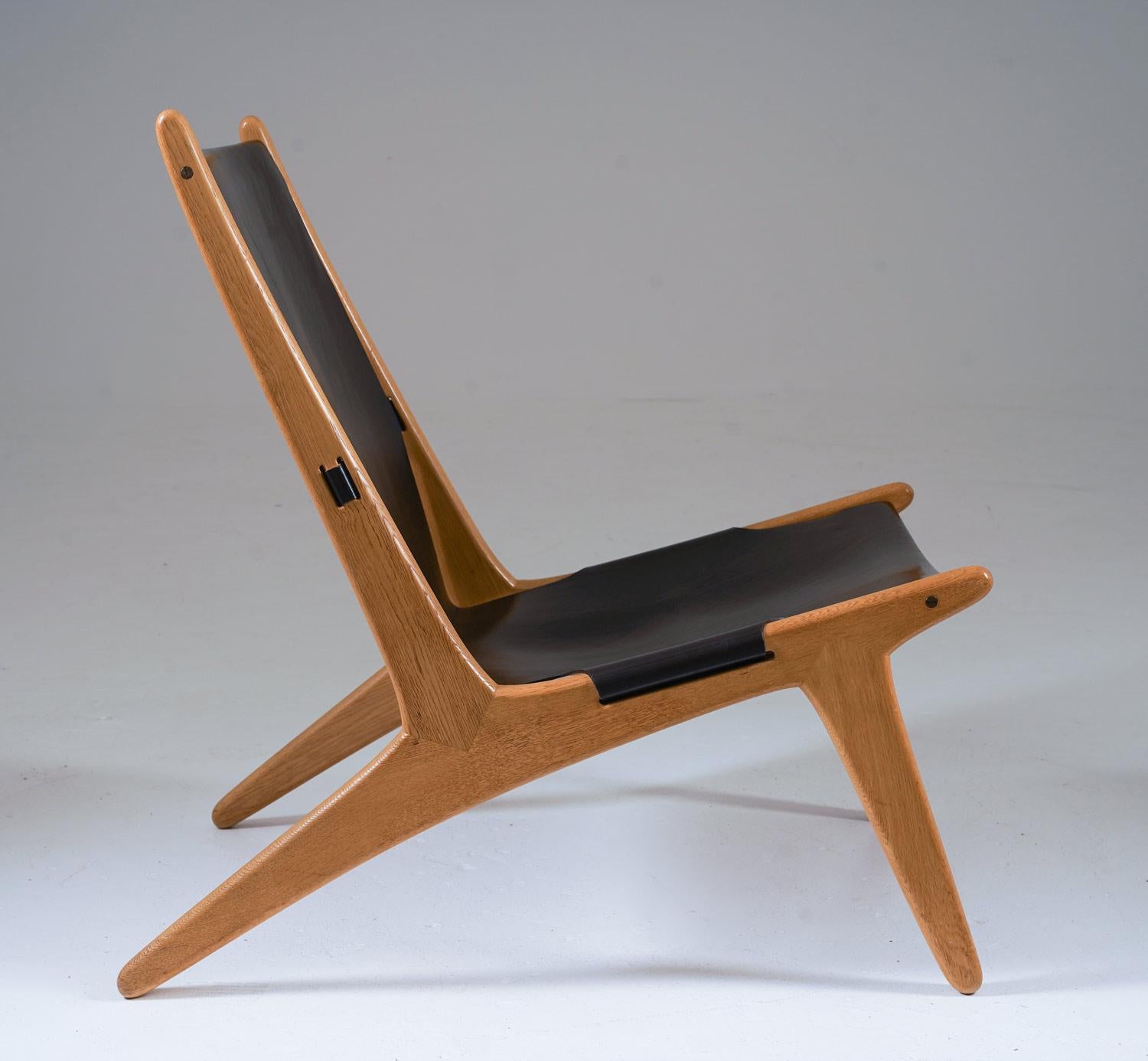 Swedish Hunting Chair 204 by Uno & Östen Kristiansson for Luxus, Sweden For Sale