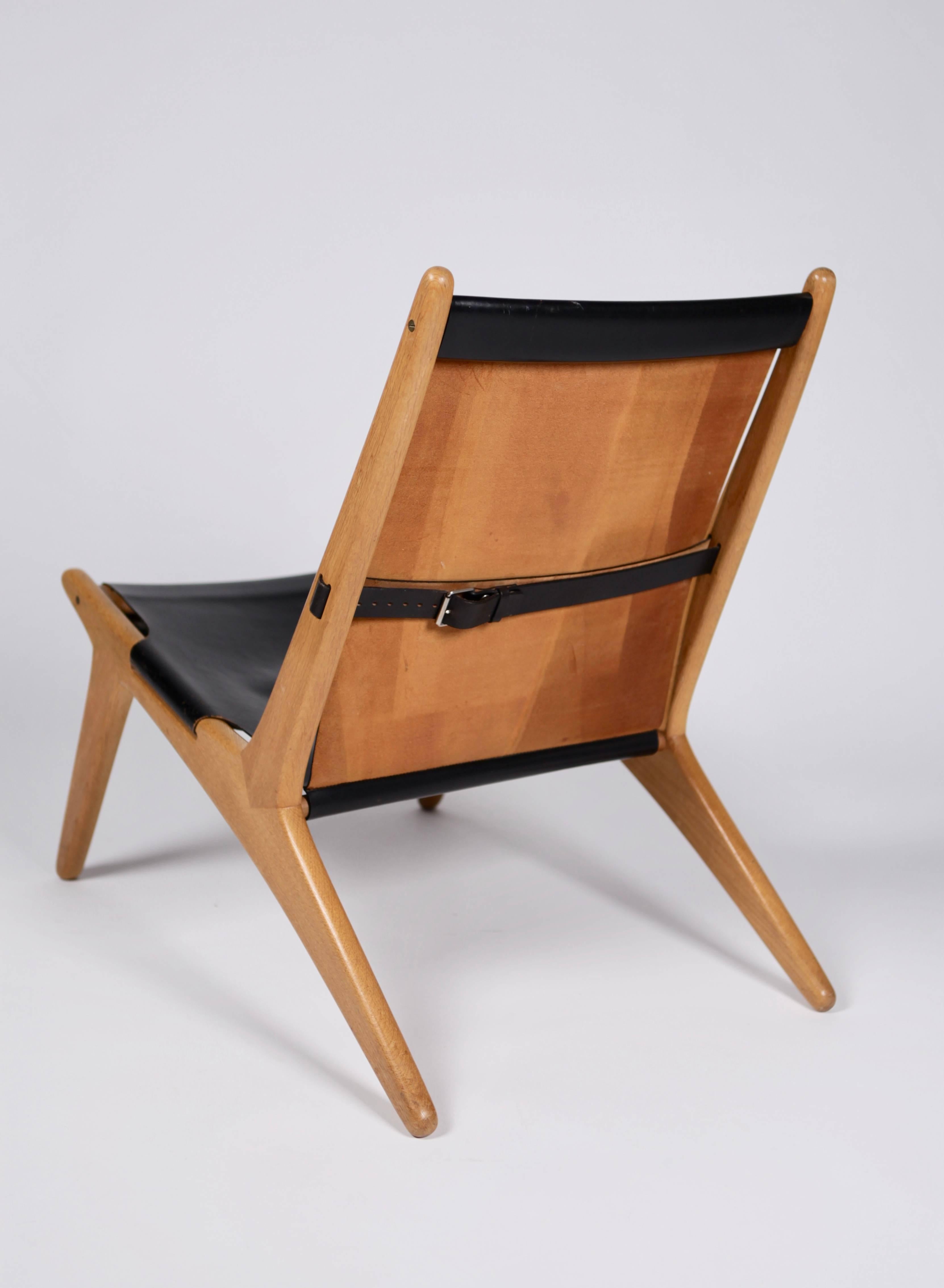 Jagdstuhl von Uno & Östen Kristiansson für Luxus, Schweden, 1954 (Schwedisch)