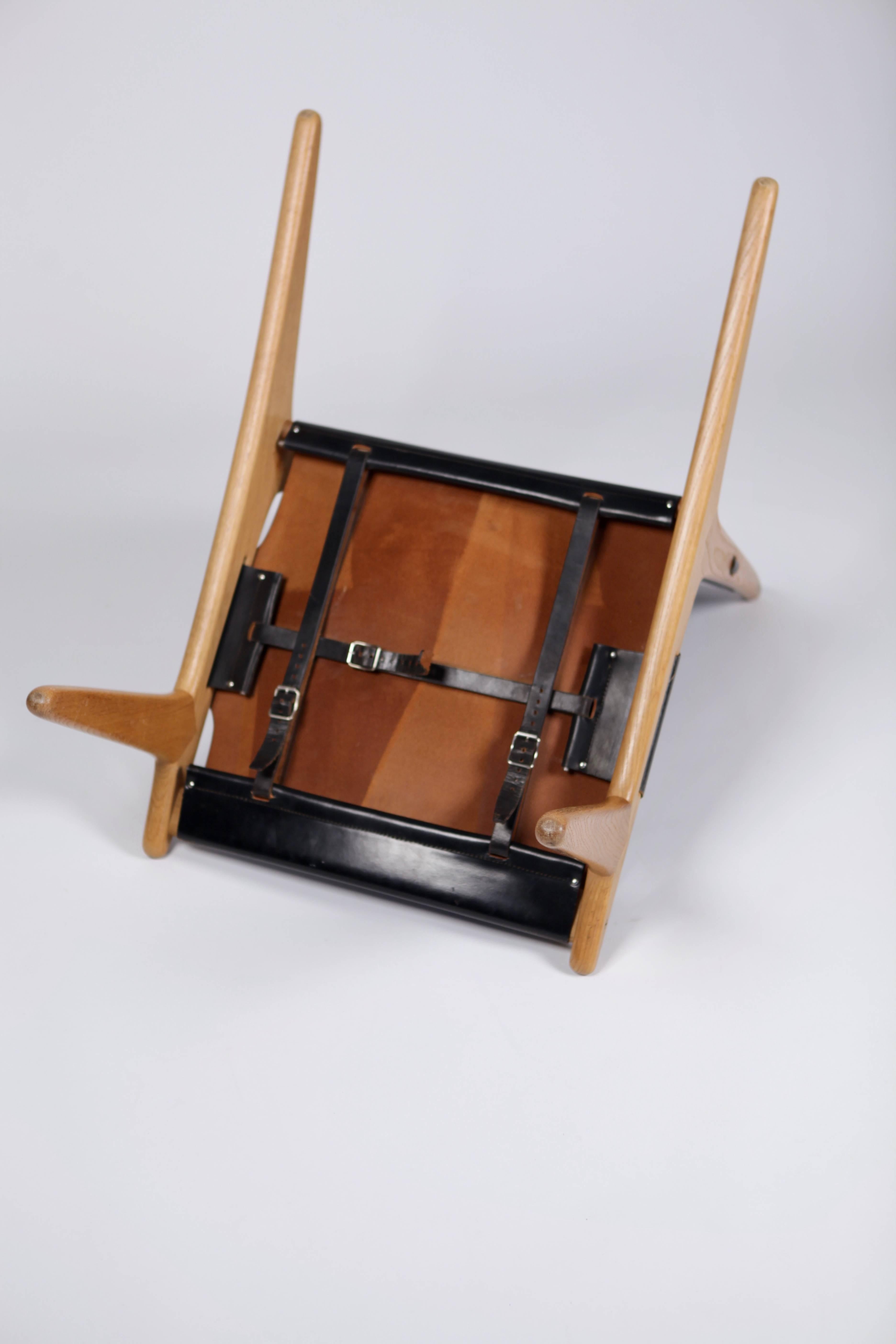 Mid-20th Century Hunting Chair by Uno & Östen Kristiansson for Luxus, Sweden, 1954
