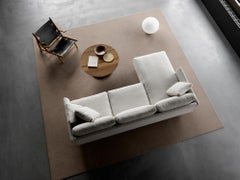 Hunting Chair in Oiled Smoked Oak/Black Leather by Børge Mogensen for Fredericia