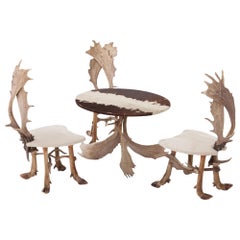 Mid-century Antler 'chalet' table and chairs