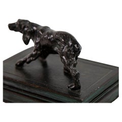 Hunting Dog Bronze Sculpture of a Dog in Jules Moigniez Style