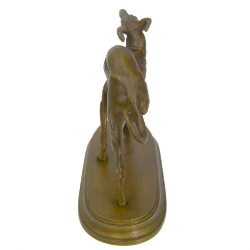Hunting Dog Greyhound Animal Bronze For Sale 1