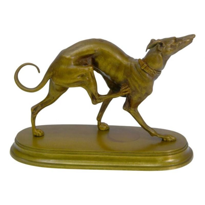 Hunting Dog Greyhound Animal Bronze