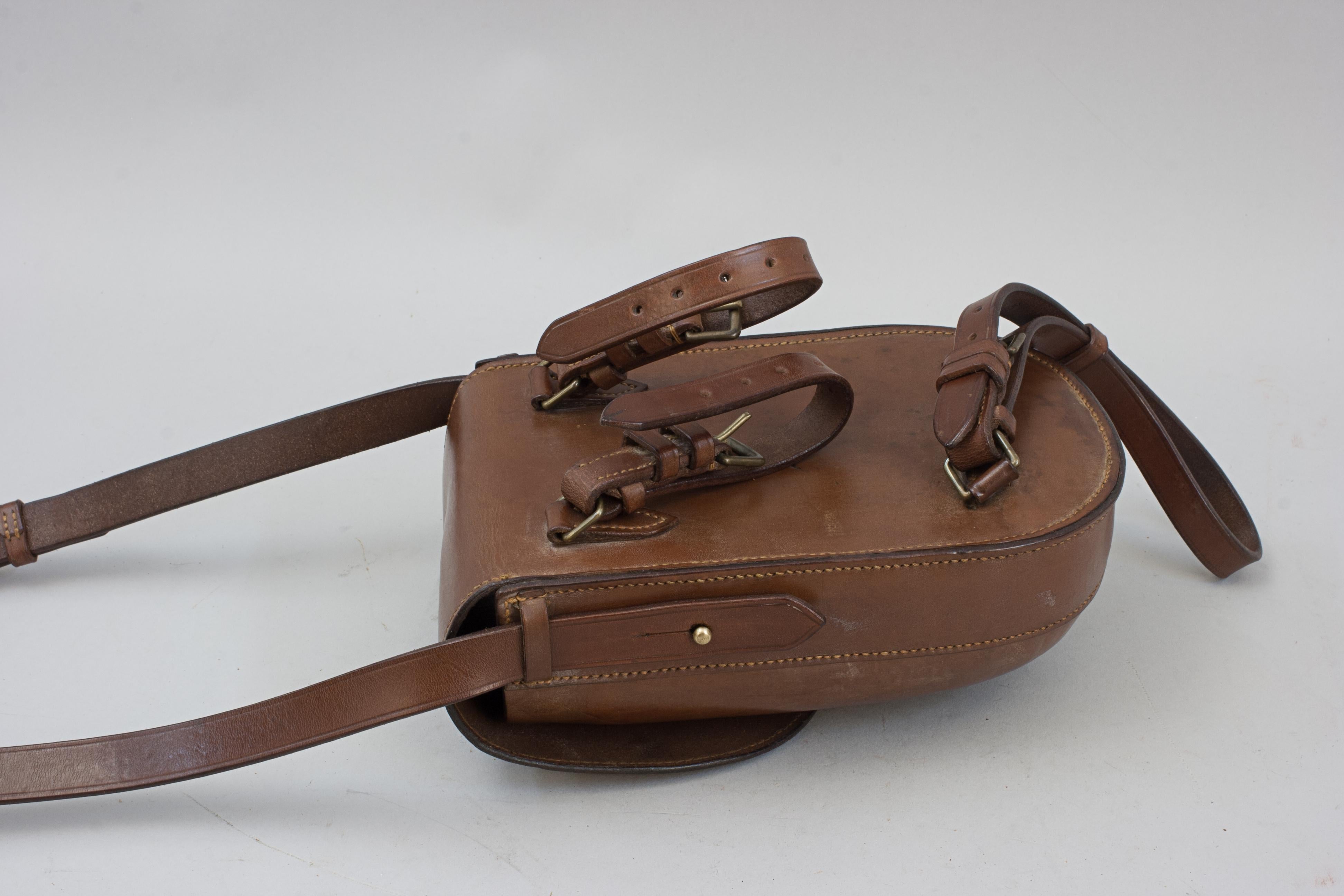 Leather Hunting Flask And Canteen For Sale