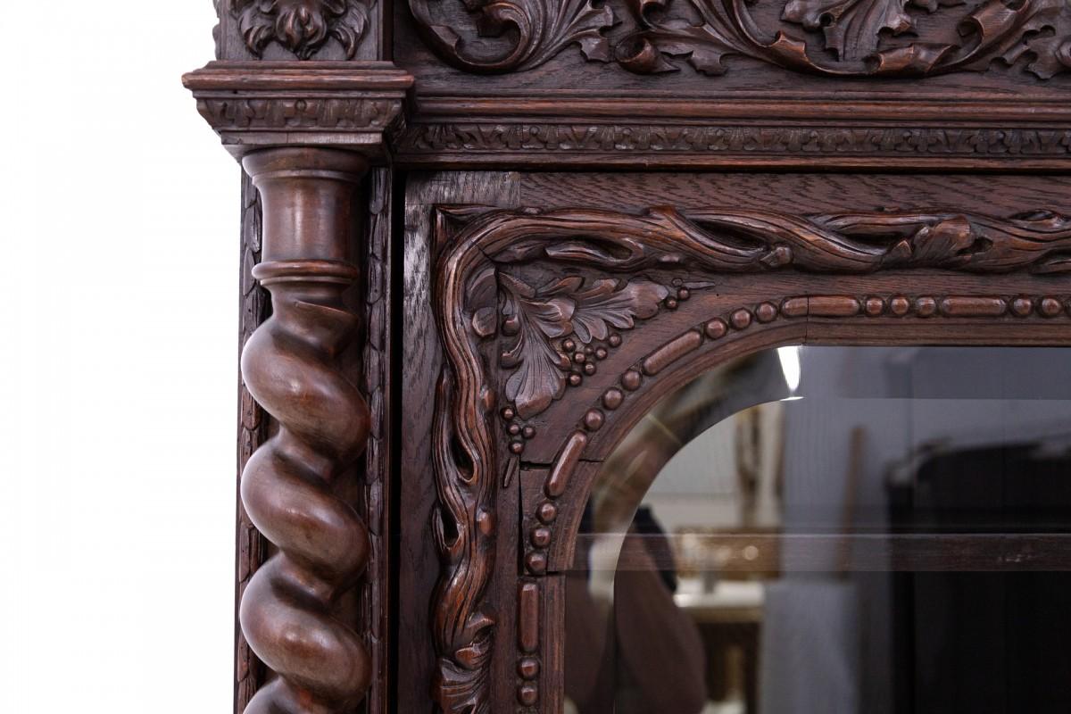 Jagdbibliothek, Frankreich, um 1890. (Holz) im Angebot