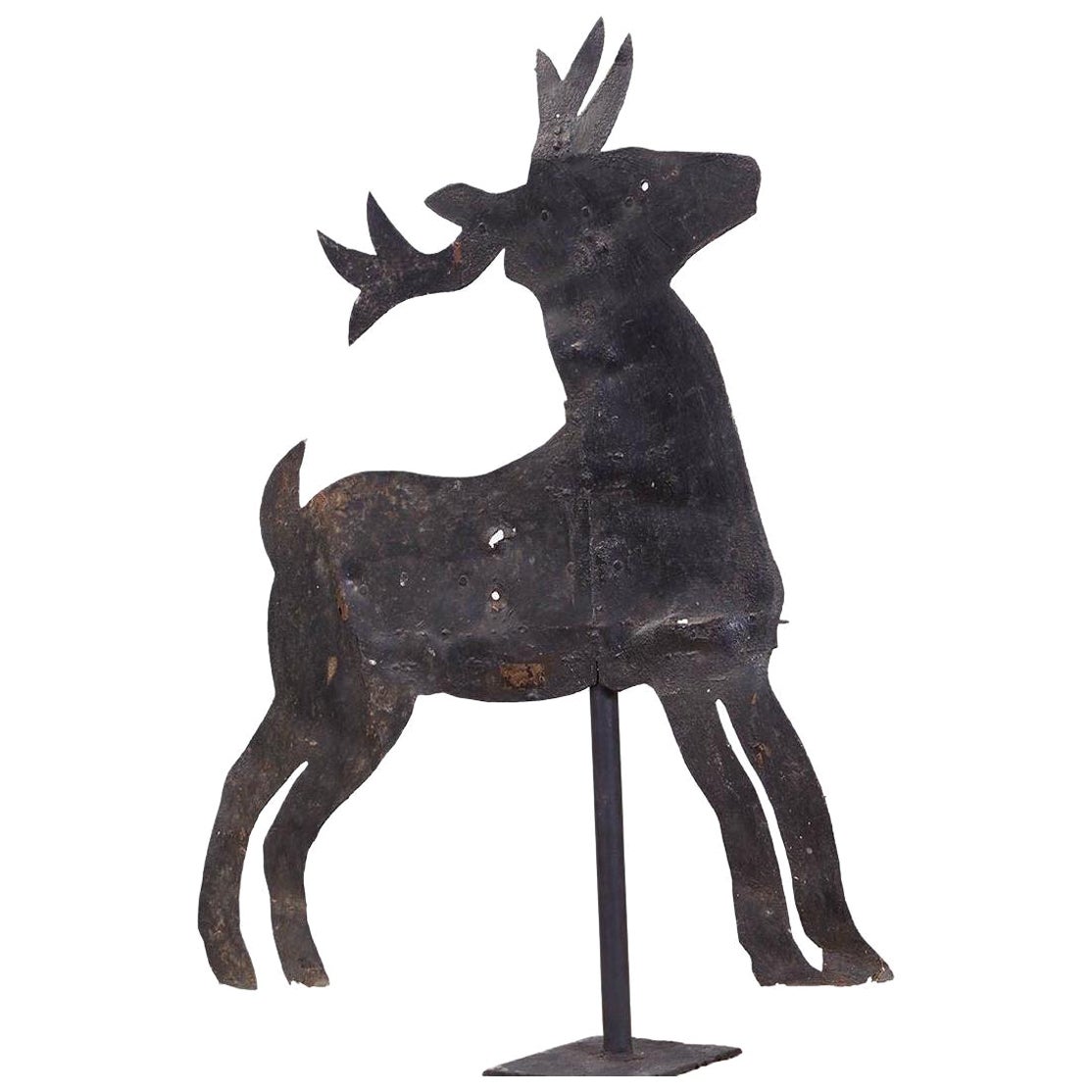 Jagdhaus Folk Art Wetterfahne im Angebot