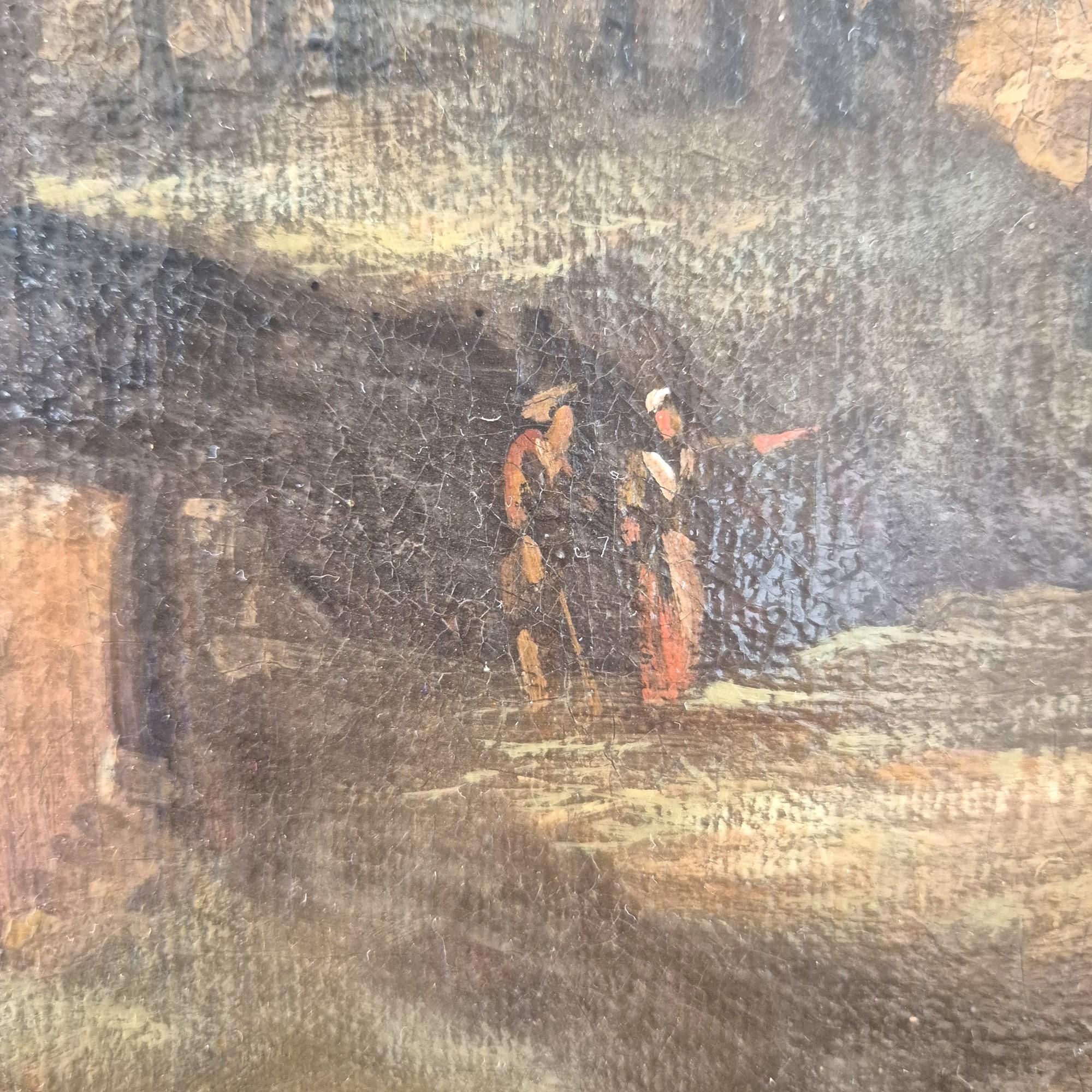 Scena di caccia, 18° secolo, Olio su tela in vendita 4