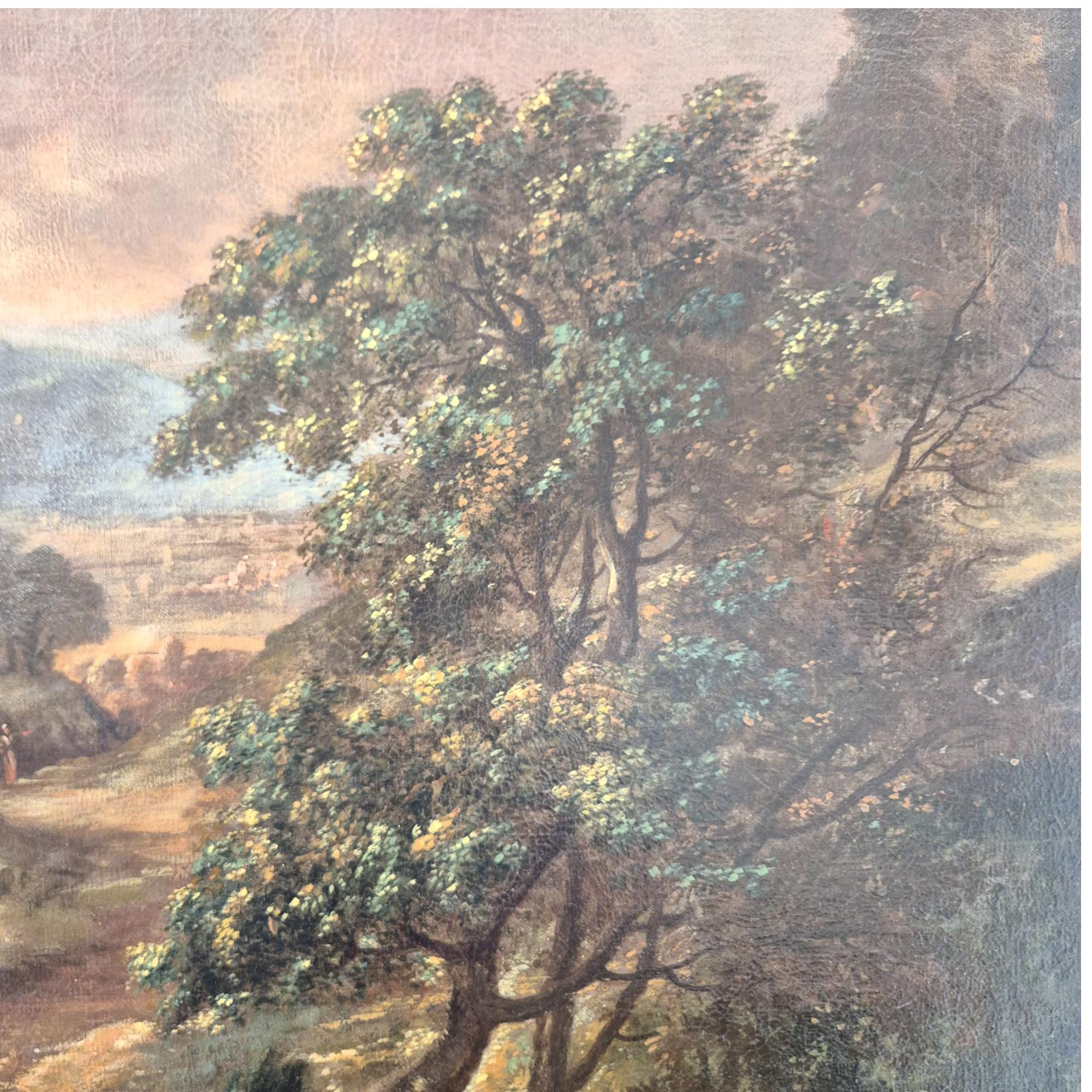 Francese Scena di caccia, 18° secolo, Olio su tela in vendita