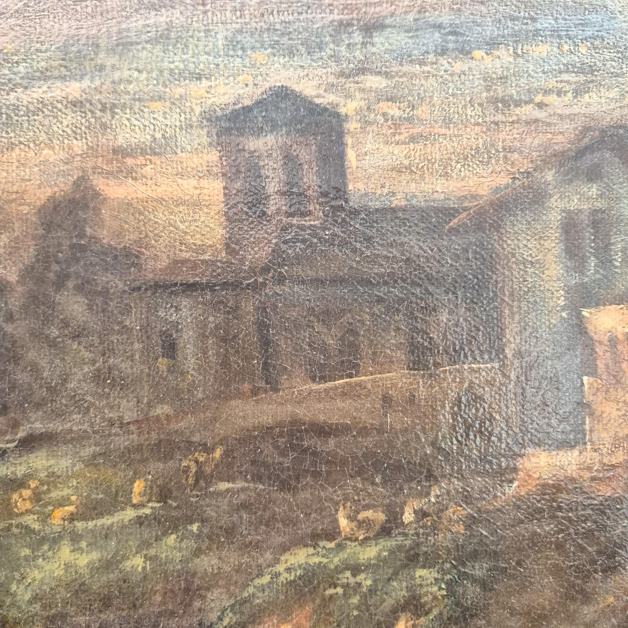 Fine XVIII secolo Scena di caccia, 18° secolo, Olio su tela in vendita