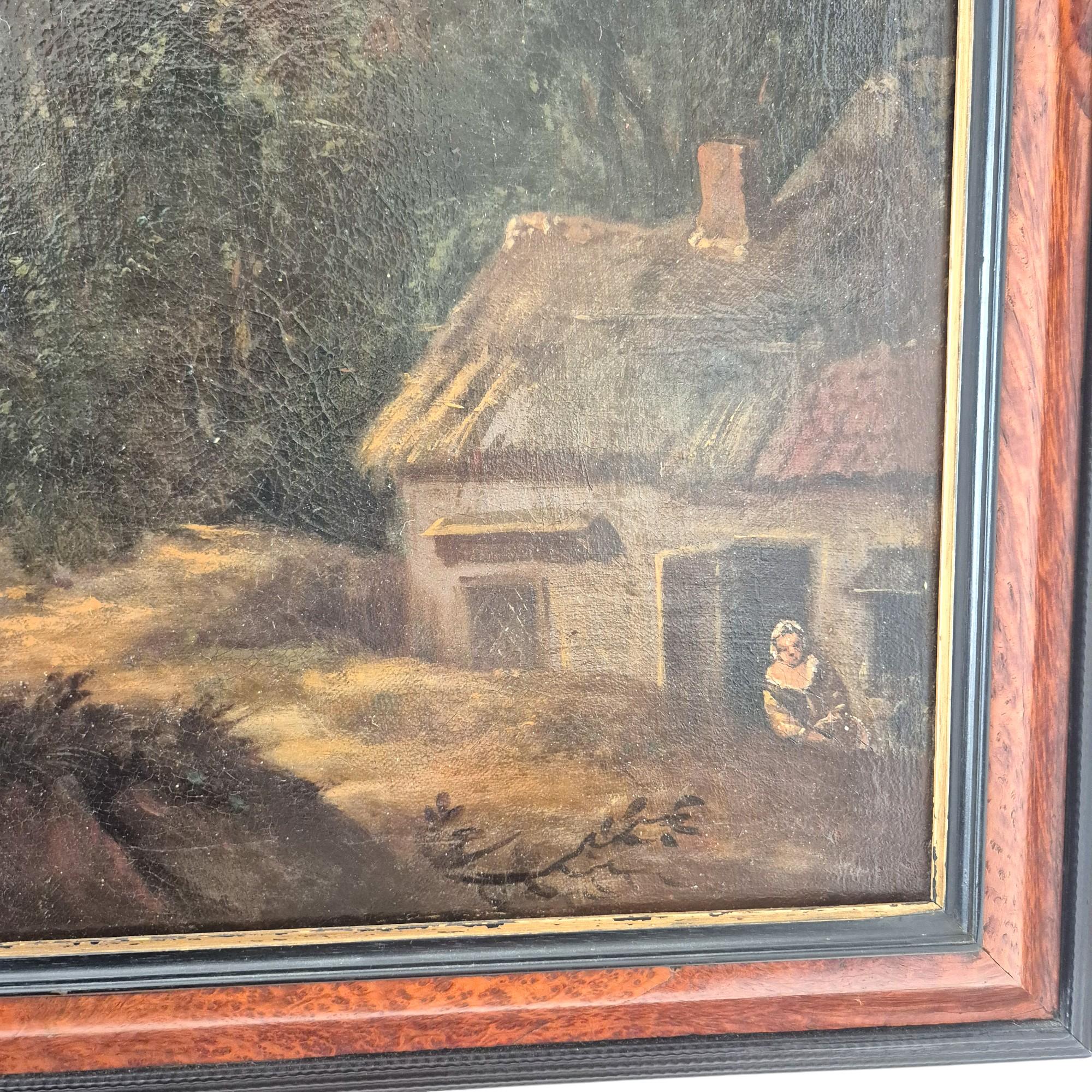 Tela Scena di caccia, 18° secolo, Olio su tela in vendita