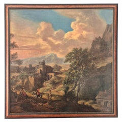 Hunting scene, 18th century, Oil on canvas
